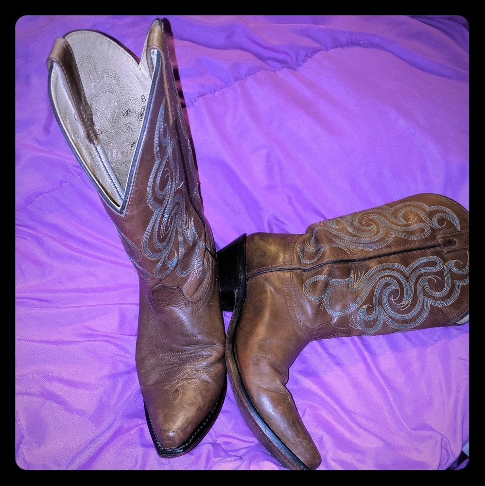 Brown Western Cowboy Boots